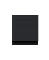 Boyel Living 33 Inch Wide 3-Drawers Base Cabinets, Ready to Assemble Kitchen Cabinet with Solid Wood Frame, Soft-Close Slides and Hinges