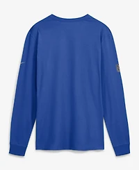Nike Men's Royal Los Angeles Rams Sideline Bold Arch Star Dri-fit Long Sleeve T-Shirt