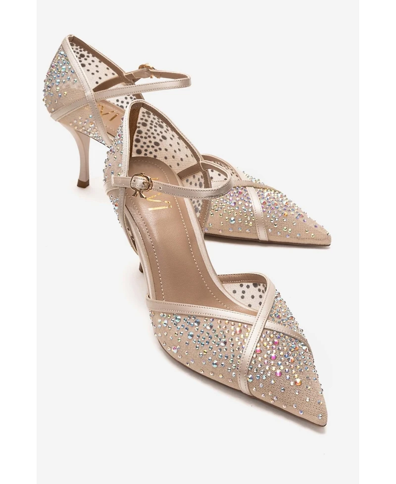 Prologue Shoes women's Rachel Embellished Stiletto Pump
