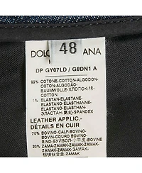 Pre-Owned Dolce & Gabbana Men's Washed Denim Skinny Jeans
