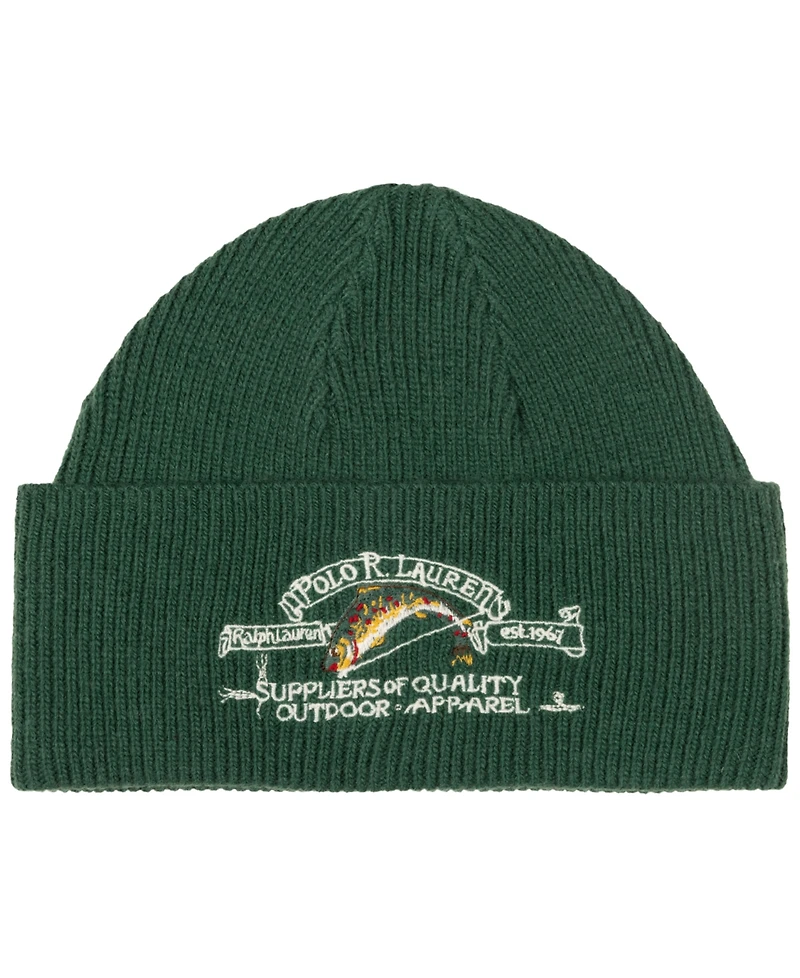 Polo Ralph Lauren Men's Sportsman Cuffed Knit Beanie Hat
