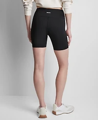 Dkny Sport Women's Balance Compression High-Waist Bike Shorts