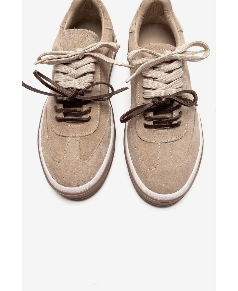 Forever & Always Shoes Women's Melle Leather Sneaker