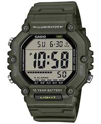 Casio Men's Analog-Digital Plastic Watch, 49.7mm
