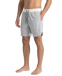 Spyder Men's Color-Block Scallop 7.5" Volley Swimsuit