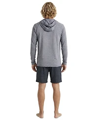 Spyder Men's Birdseye Heather Hooded Long-Sleeve Rashguard