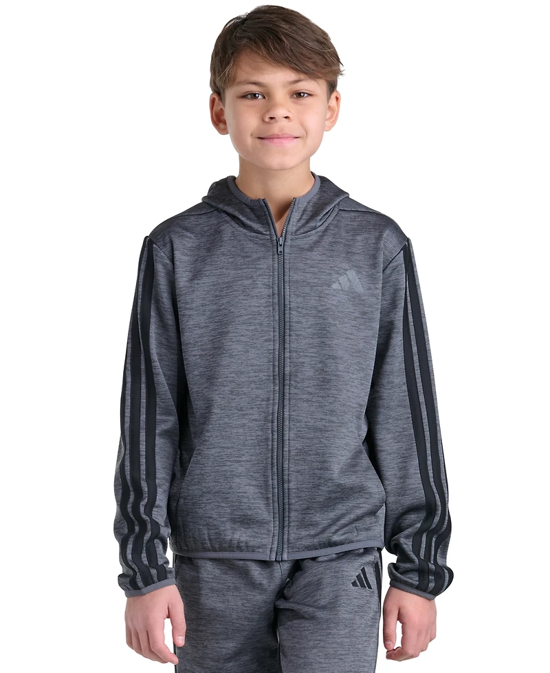 adidas Boys' 8-20 Long-Sleeve Hooded Jacket