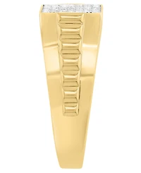 Effy Collection Men's Diamond (1/2 ct. t.w.) Ring in 14k Yellow Gold