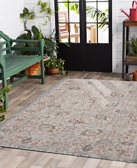 Closeout! Lr Home Heirloom HRL8145A 7'9" x 9'9" Outdoor Area Rug
