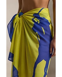 Polo by Ralph Lauren Women's Big Pony Long Scarf Swimsuit Cover Up