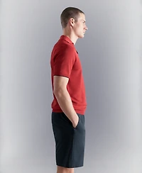 Mango Men's Contrasting Knitted Polo Shirt