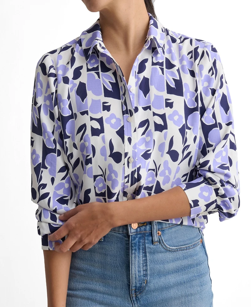 UNTUCKit Women's Floral Print Odette Shirt