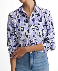 UNTUCKit Women's Floral Print Odette Shirt