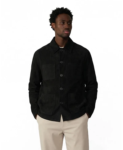 Furniq Uk Men's Suede Jacket