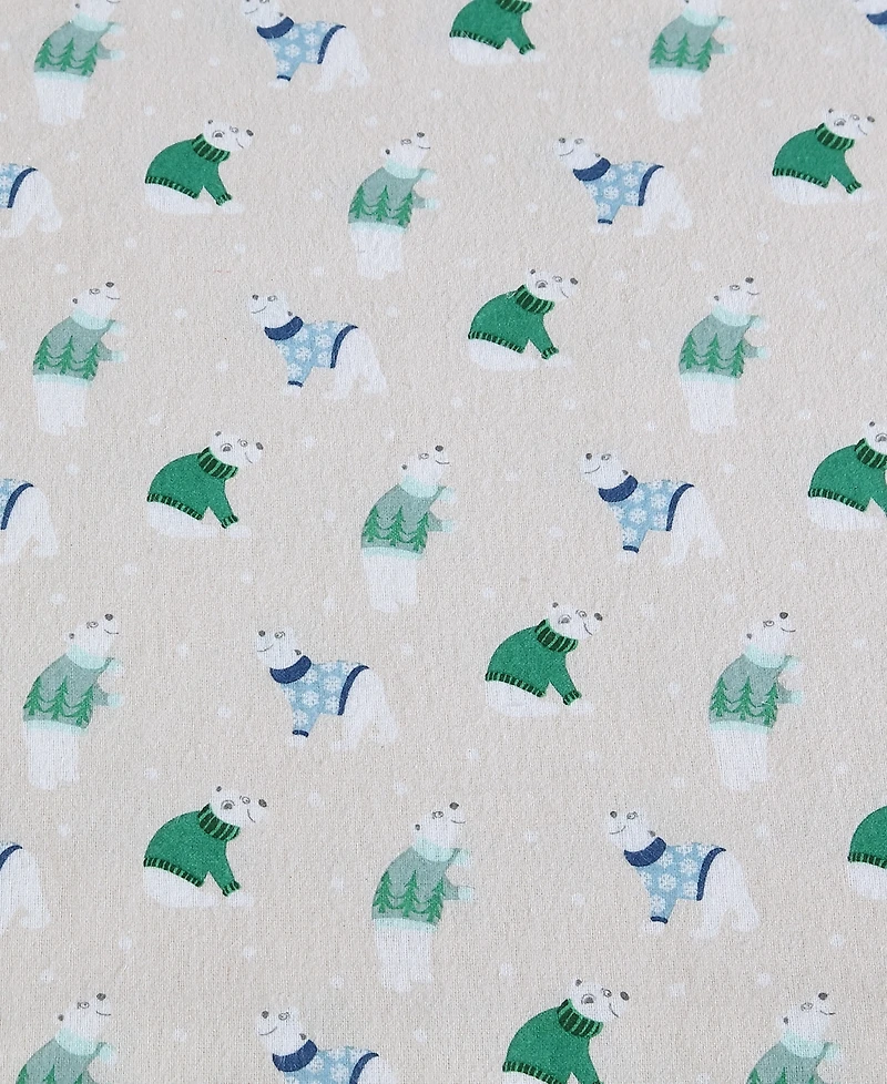 Winter Nights Cotton Flannel Full Sheet Set