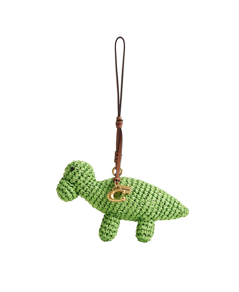 Coach Straw Dino Bag Charm