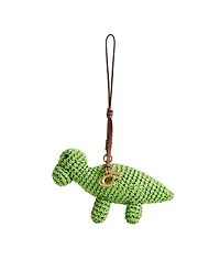 Coach Straw Dino Bag Charm