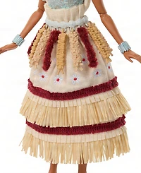 Disney Princess Collector Moana Fashion Doll, Live-Action Ceremonial Look, Shell Accessory, Collectible Doll for Ages 6+