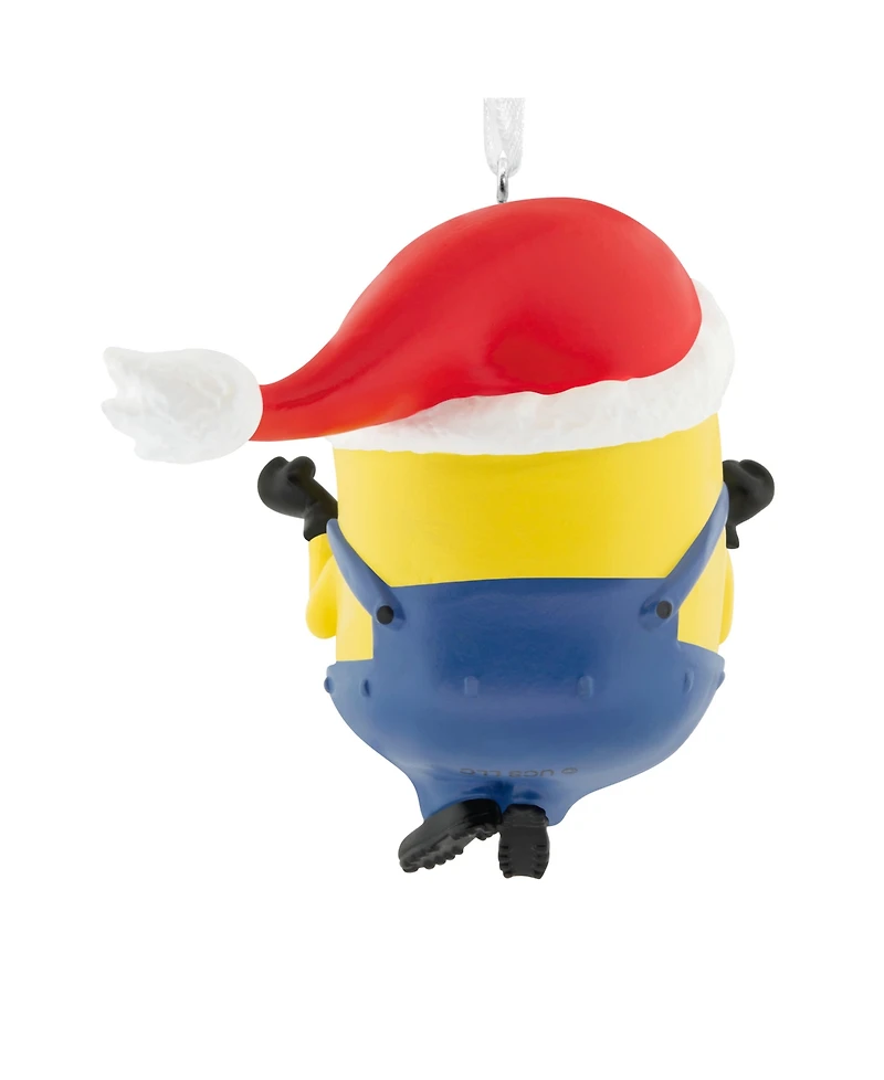 Hallmark Christmas Ornament Minions Bob in Santa Hat