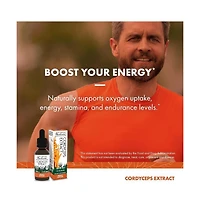 Host Defense Cordyceps Extract - Immune & Energy Support Supplement - Kidney Health Supplement with Cordyceps