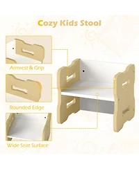 Slickblue Kids 3 Piece Table and Stool Set Toddler Activity Furniture