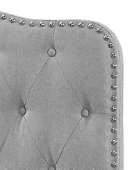 Best Quality Furniture 48.5" Fabric Tufted Headboard