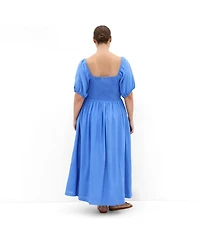 City Chic Women's Villa Roma Tie Front Dress