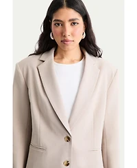 Warehouse Women's Oversized Single Breasted Blazer