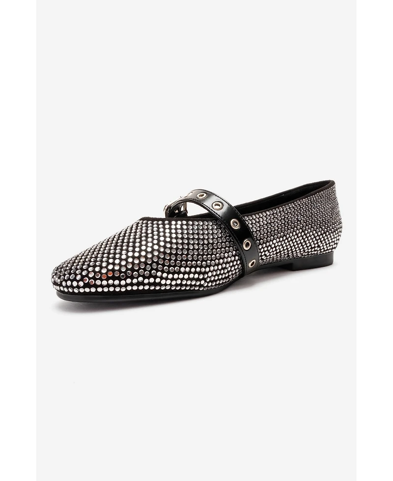 Prologue Shoes Women's Clive Embellished Ballet Flat