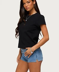 Edikted Women's Perfect Basic T Shirt