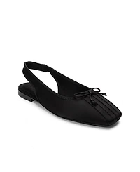Prologue Shoes Women's Zelvia Bow Slingback Ballet Flat