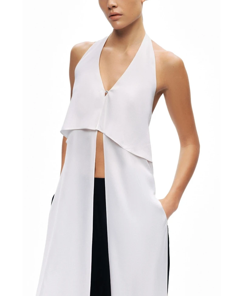 Nocturne Women's Layered Halter Blouse