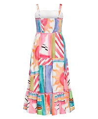 City Chic Women's Plus Size Sunlit Print Maxi Dress