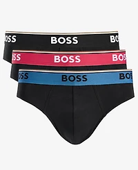 Boss by Hugo Men's Power Briefs, Pack of 3