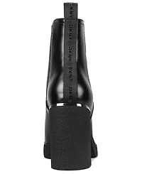 Dkny Women's Tisdel Platform Block Heel Booties