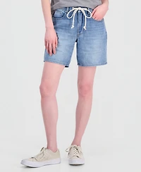 Lucky Brand Women's Tie-Waist Cotton Denim Shorts