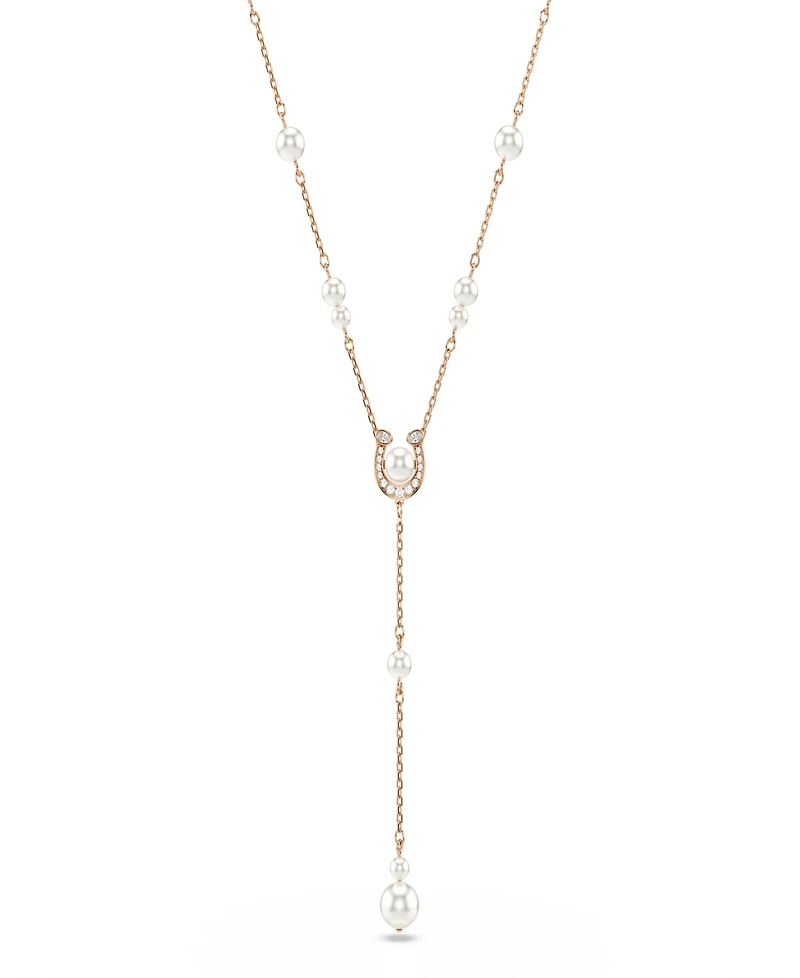 Swarovski Rose Gold-Tone Plated Symbolica Y Necklace