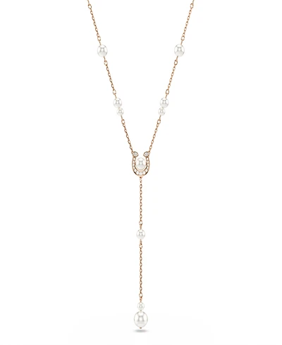 Swarovski Rose Gold-Tone Plated Symbolica Y Necklace