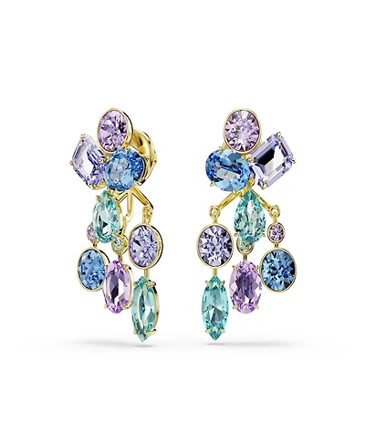 Swarovski Gold-Tone Plated Gema Jacket Earrings
