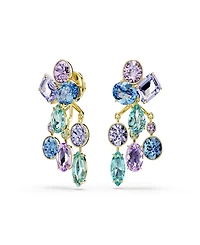 Swarovski Gold-Tone Plated Gema Jacket Earrings
