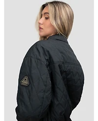 JACK1T Women's Eden Quilted Shirt Jacket