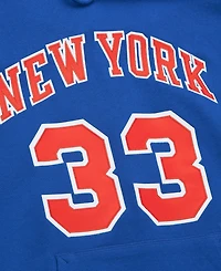 Mitchell & Ness Men's Patrick Ewing Blue New York Knicks Name & Number Hoodie