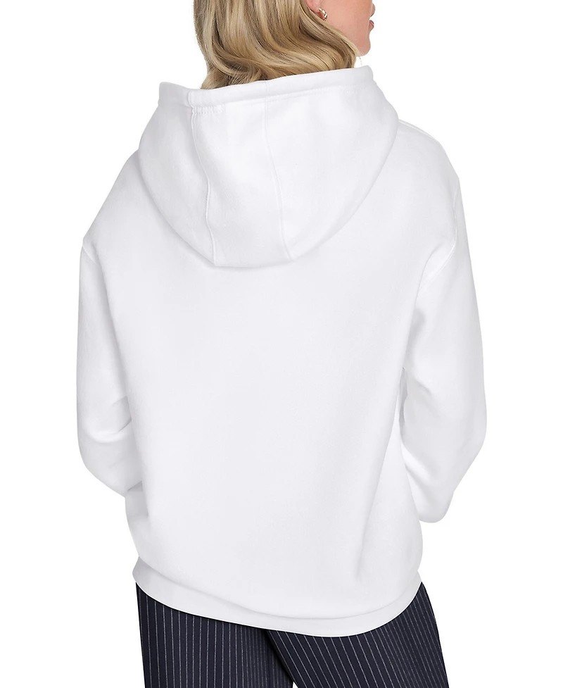 Starter Women's White New York Knicks Fireworks Fleece Hoodie