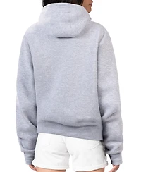 G-iii 4Her by Carl Banks Women's Heather Gray New York Knicks Heart Pullover Hoodie