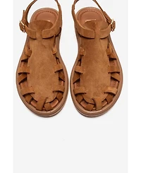 Forever & Always Shoes Women's Alone Leather Gladiator Sandal