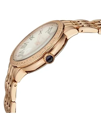 GV2 by Gevril Women's Astor Swiss Quartz Diamond Ip Stainless Steel Bracelet Watch
