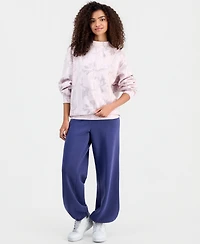 Madden Girl Juniors' Printed Mockneck Sweatshirt