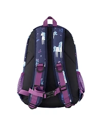 Deux par Deux Little Girl Unicorn Lightweight Spacious Backpack