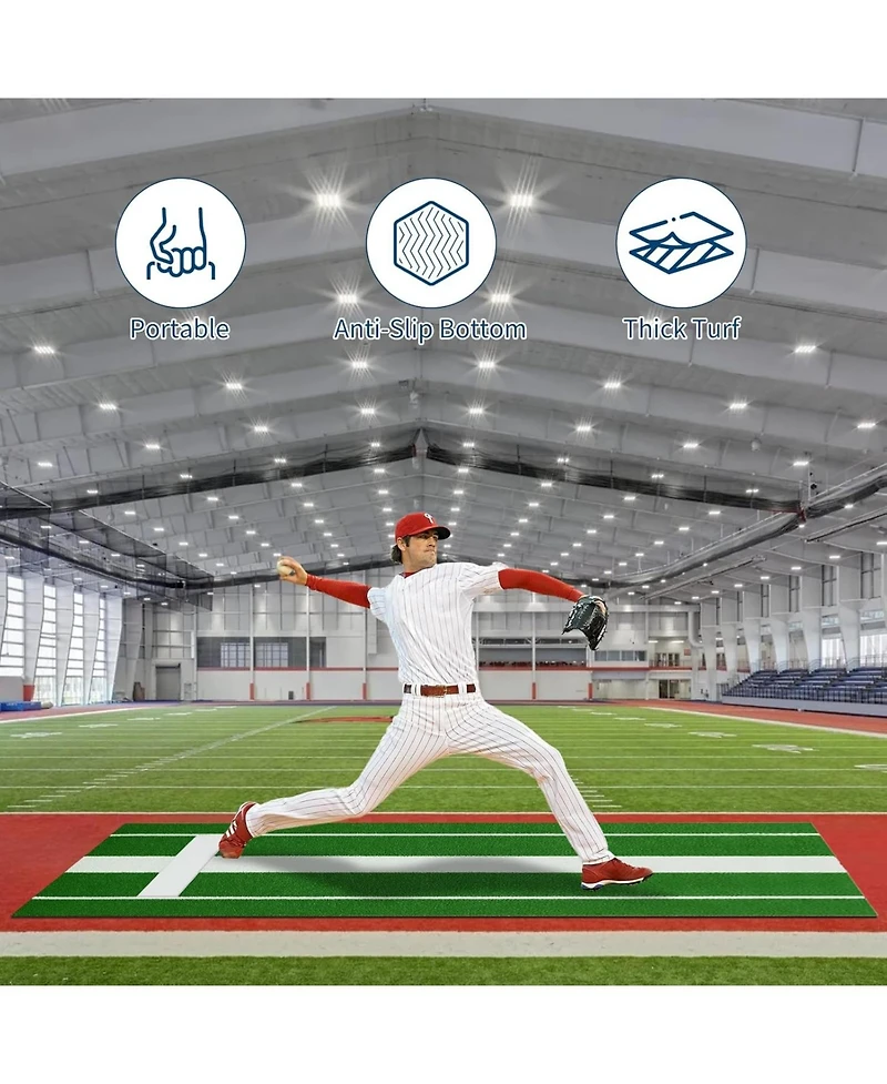Xo 10'x3' Softball Pitching Mat