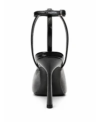 Prologue Shoes Women's Slate Ankle Strap Stiletto Pump